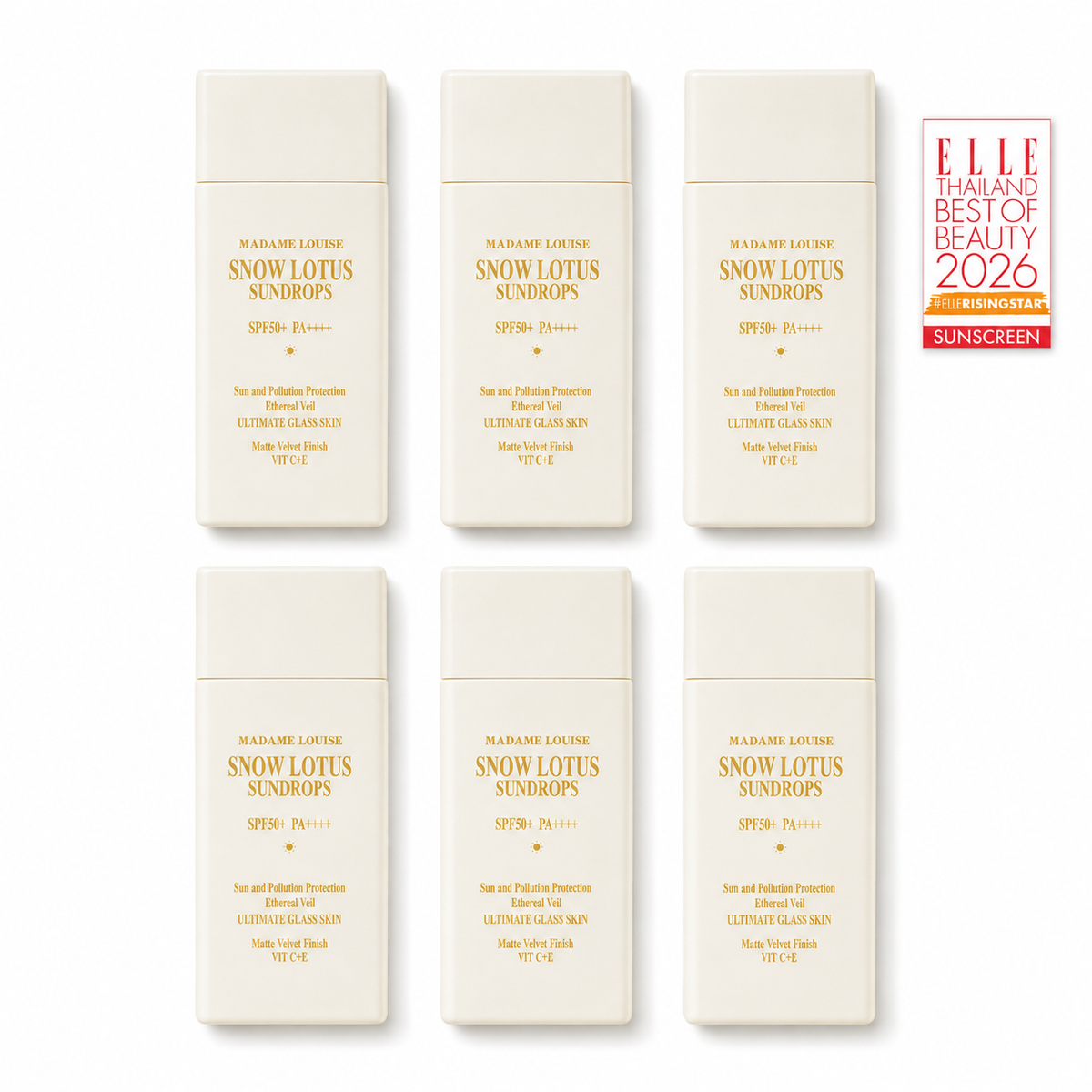 Snow Lotus Sundrops SPF50+ PA++++ | กันแดด Madame Louise 1 ขวด