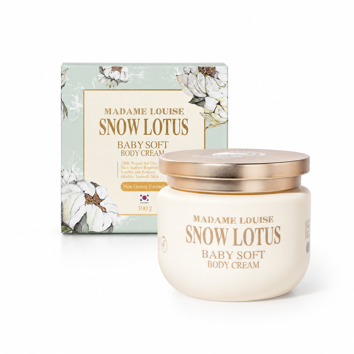 Snow Lotus Baby Soft Body Cream 300g | Madame Louise