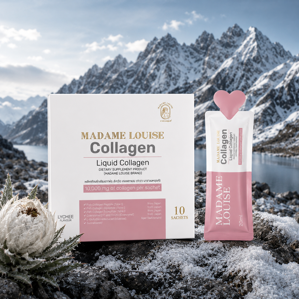 Madame Louise Liquid Collagen 10000 mg | คอลลาเจนญี่ปุ่น Nippi 1 กล่อง