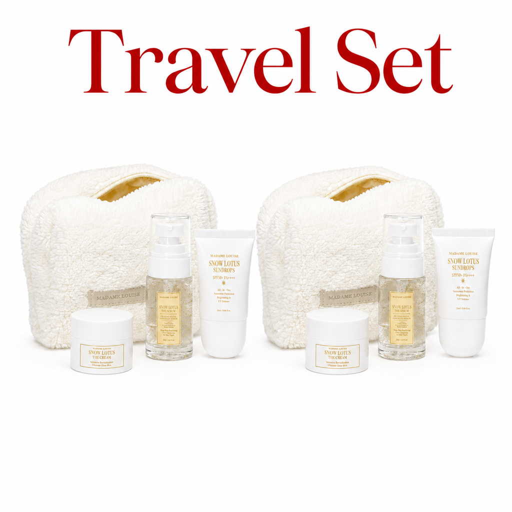 Snow Lotus Travel Set  Limited | เซ็ตสกินแคร์พกพา และทดลอง Madame Louise 2 เซท