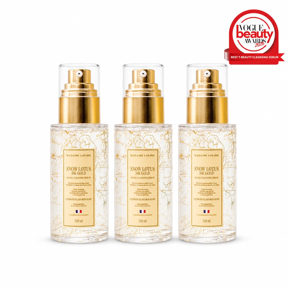 MADAME LOUISE SNOW LOTUS 24K GOLD FACIAL CLEANSING SERUM  1 ขวด