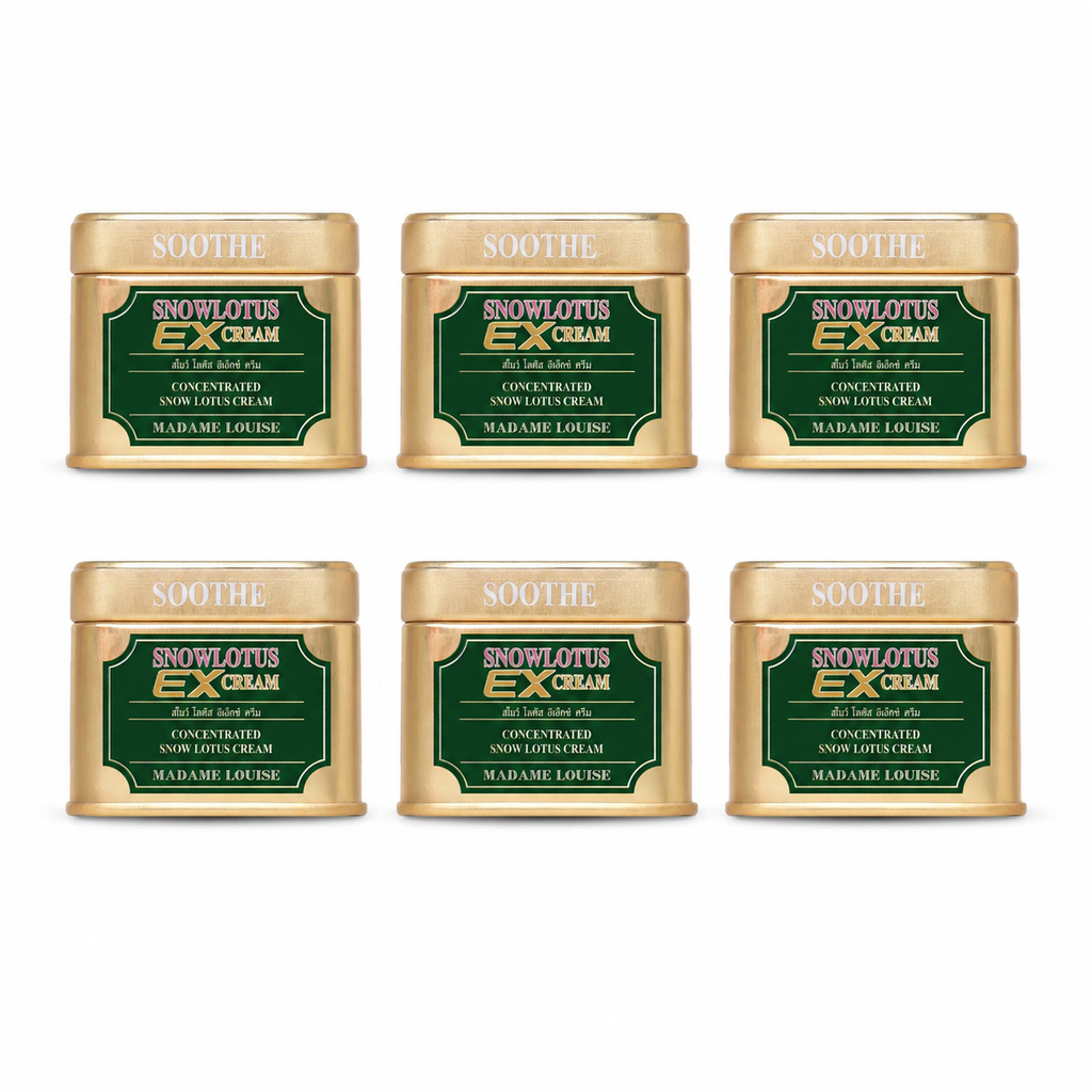 Snow Lotus EX Cream 45g | ครีมบัวหิมะ Madame Louise  6 กระปุก