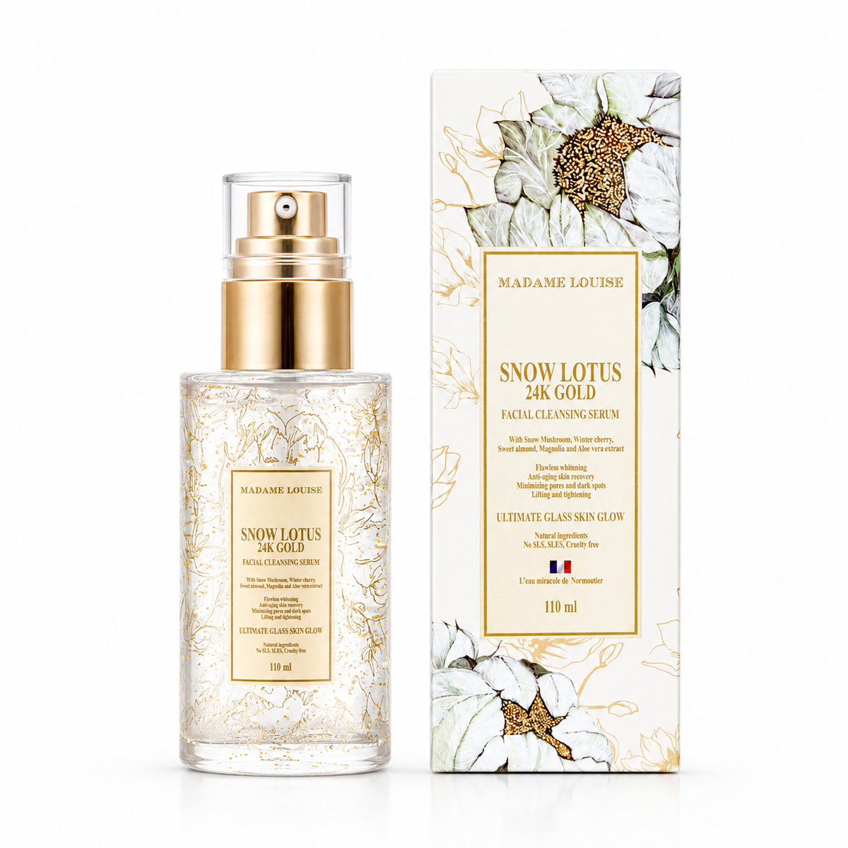 MADAME LOUISE SNOW LOTUS 24K GOLD FACIAL CLEANSING SERUM  1 ขวด