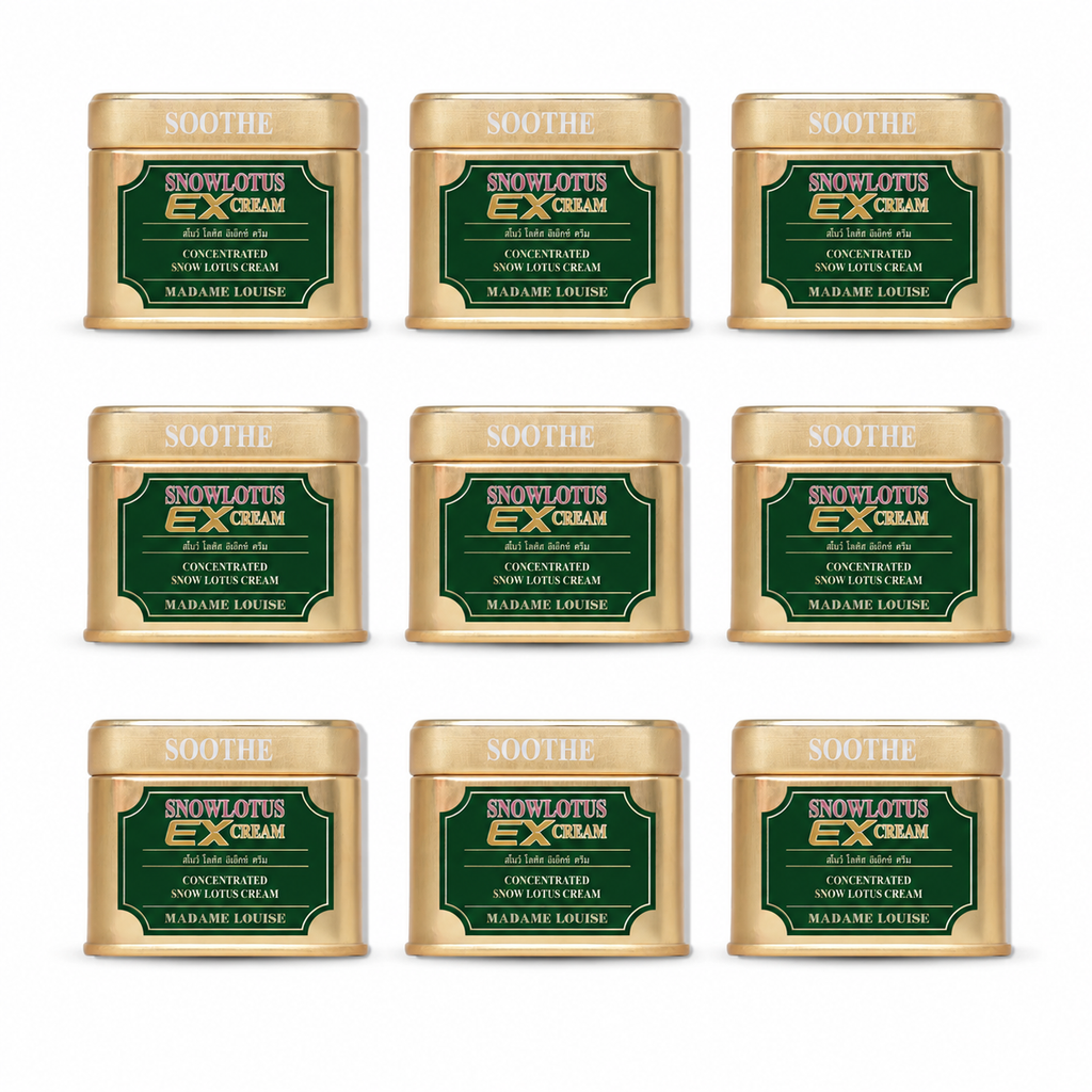 Snow Lotus EX Cream 45g | ครีมบัวหิมะ Madame Louise  9 กระปุก