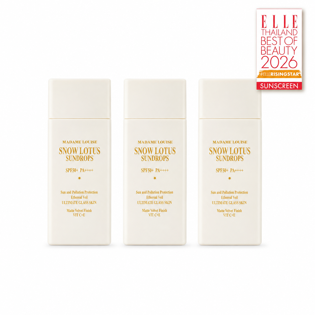 Snow Lotus Sundrops SPF50+ PA++++ | กันแดด Madame Louise 1 ขวด